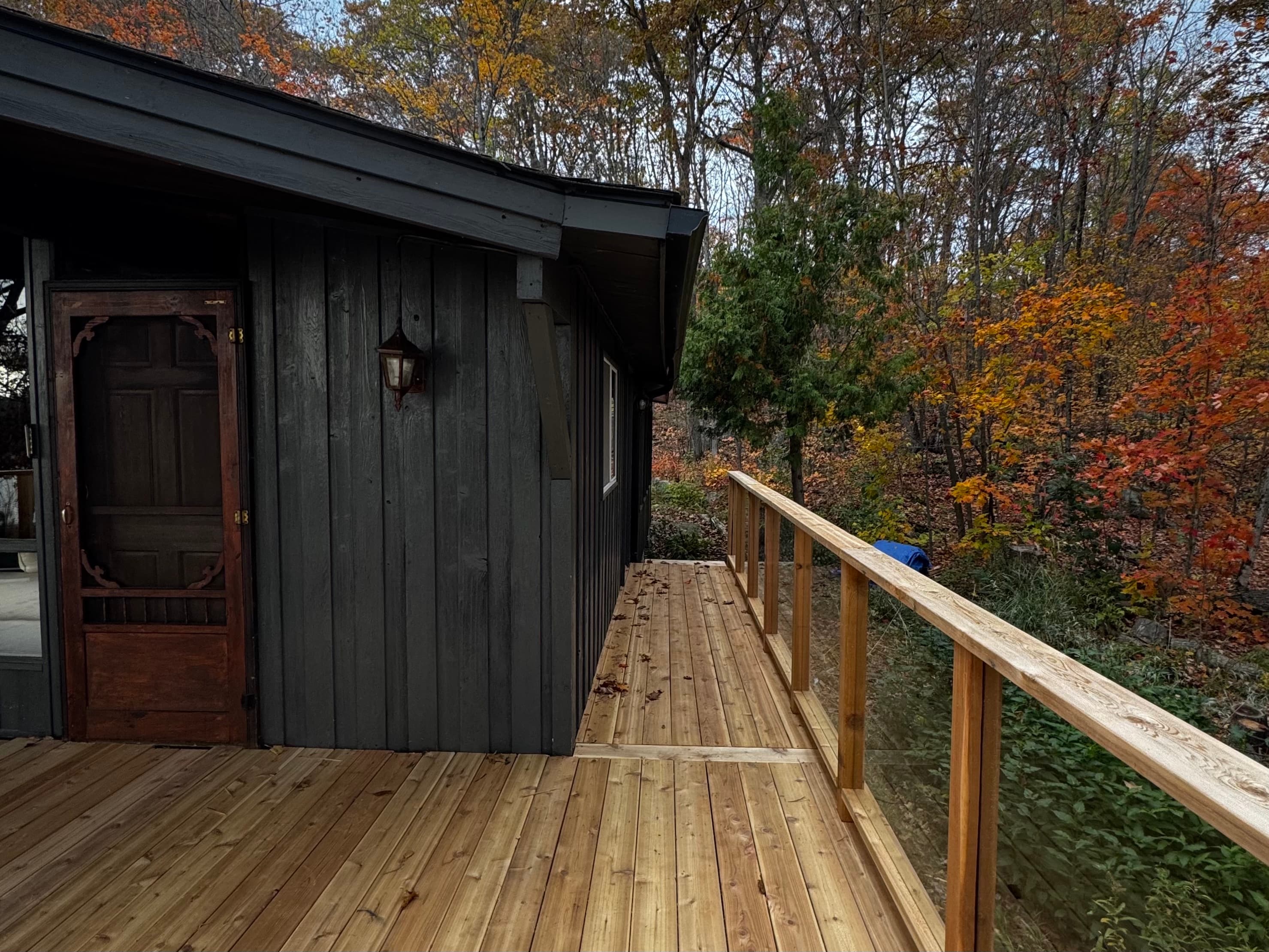 PCG completed cedar deck project